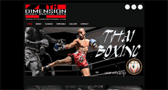Desktop Screenshot of 4thdimensionmma.com